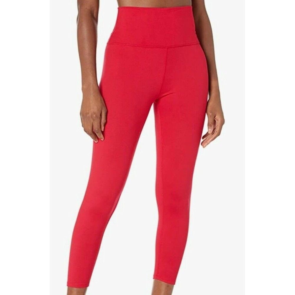🆕 Core 10 Womens Yoga Capri Legging Poppy Red size Large
